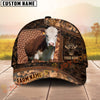 Joycorners Camo Cow Farm Cap Gift Custom Name 3D Cap (10 Breeds)