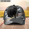 Joycorners Cow Torn Metal Honeycomb Steel Custom Name 3D Cap (10 cattle Breeds)