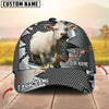 Joycorners Cow Torn Metal Honeycomb Steel Custom Name 3D Cap (10 cattle Breeds)