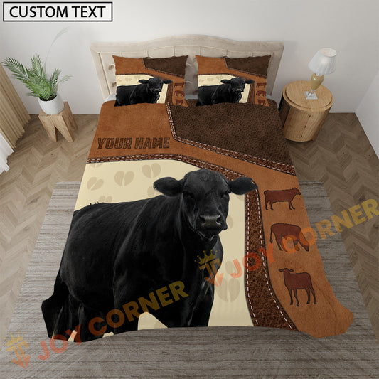 Joycorner Cattle Cow Farm Scene Bedding Set 3D All Over Printed (8 Breeds)