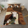 Joycorner Cattle Cow Farm Scene Bedding Set 3D All Over Printed (8 Breeds)