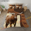 Joycorner Cattle Cow Farm Scene Bedding Set 3D All Over Printed (8 Breeds)
