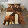 Joycorner Horse Farm Scene Bedding Set 3D All Over Printed (9 Breeds)
