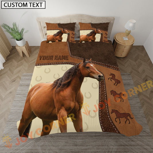 Joycorner Horse Farm Scene Bedding Set 3D All Over Printed (9 Breeds)