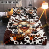 Joycorner Charolais Cute Cow Attitude Bedding Set 3D All Over Printed