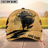 Joycorners Cattle Cow Golden Line With Yellow Leather Personalized Name 3D Cap (8 Cattle Breeds)