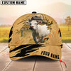 Joycorners Cattle Cow Golden Line With Yellow Leather Personalized Name 3D Cap (8 Cattle Breeds)