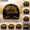 Joycorners Personalized Name & Farm Name Black Cattle Cap