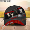 Joycorners Cattle Cow Honeycomb Metal Industrial Personalized Name 3D Cap (10 Breeds)