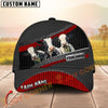 Joycorners Cattle Cow Honeycomb Metal Industrial Personalized Name 3D Cap (10 Breeds)