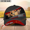 Joycorners Cattle Cow Honeycomb Metal Industrial Personalized Name 3D Cap (10 Breeds)