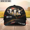 Joycorners Cattle Cow USA Rustic Barn Farmhouse Personalized Name 3D Cap (10 Breeds)