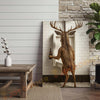 Joycorners Deer Holding Beer at Urinal Wrapped Canvas