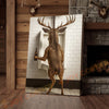 Joycorners Deer Holding Beer at Urinal Wrapped Canvas