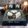 Joycorners Majestic Deer Mountain Bedding Set 3D Print Custom Name