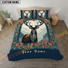 Joycorners Majestic Deer Mountain Bedding Set 3D Print Custom Name