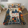 Joycorners Nordic Reindeer Forest Bedding Set 3D Print Custom Name
