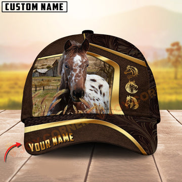 Joycorners Personalized Appaloosa Horse Cap Country Farm Golden New Style 3D Print Hat