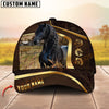 Joycorners Personalized Horse Cap Country Farm Golden New Style 3D Print Hat  (8 Breeds)