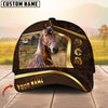 Joycorners Personalized Horse Cap Country Farm Golden New Style 3D Print Hat  (8 Breeds)
