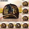 Joycorners Personalized Horse Cap Country Farm Golden New Style 3D Print Hat  (8 Breeds)