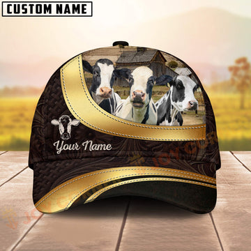 Joycorners Personalized Holstein Dairy Cow Cap Country Farm Style 3D Print Hat