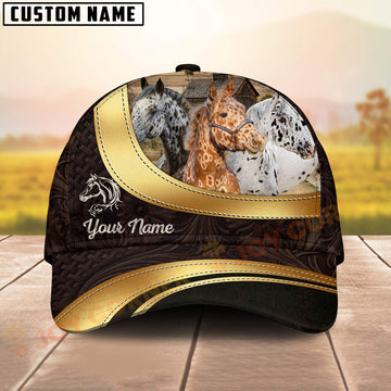 Joycorners Personalized Appaloosa Horse Cap Country Farm Style 3D Print Hat