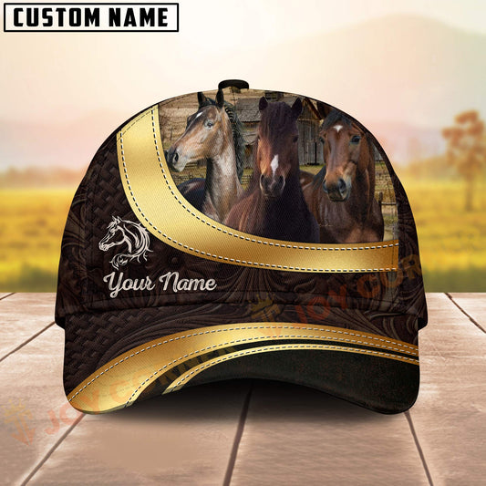 Joycorners Personalized Hackney Horse Cap Country Farm Style 3D Print Hat