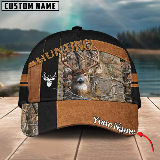 Joycorners Deer Hunting Camo Leather Pattern Personalized Cap 3D Printed Multicolor (6 colors)