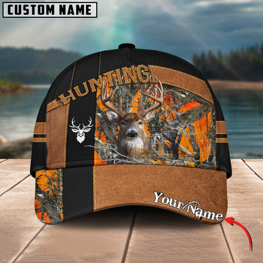 Joycorners Deer Hunting Camo Leather Pattern Personalized Cap 3D Printed Multicolor (6 colors)