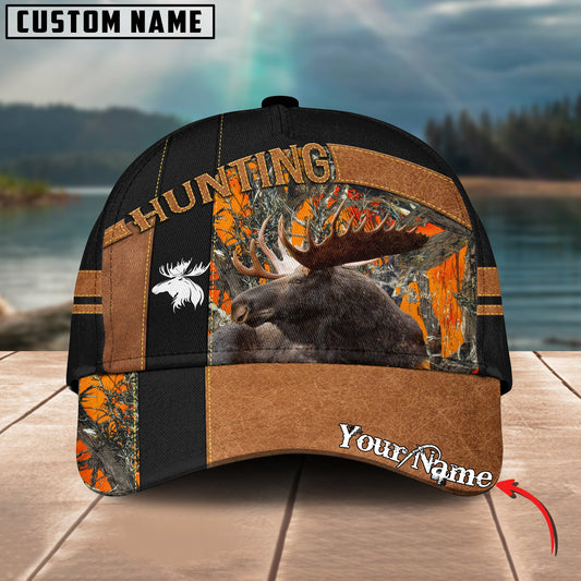 Joycorners Moose Hunting Camo Leather Pattern Personalized Cap 3D Printed Multicolor (6 colors)