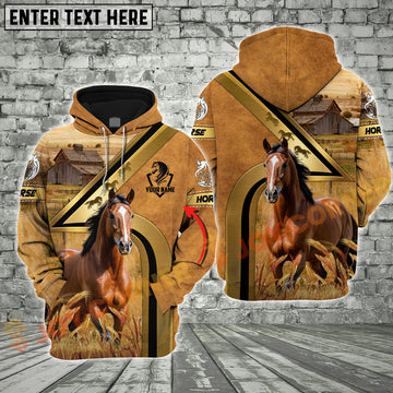 Joycorners Horse Farm Life Personalized 3D Hoodie