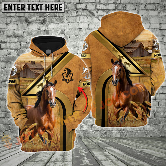 Joycorners Horse Farm Life Personalized 3D Hoodie