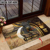 Joycorners Cattle Cow Farm Field Golden Curve Pattern Personalized Name 3D Doormat (10 Breeds)