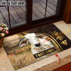 Joycorners Cattle Cow Farm Field Golden Curve Pattern Personalized Name 3D Doormat (10 Breeds)