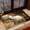 Joycorners Cattle Cow Farm Field Golden Curve Pattern Personalized Name 3D Doormat (10 Breeds)