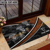 Joycorners Cattle Cow Honeycomb Leather Curve Pattern Personalized Name 3D Doormat (10 Breeds)