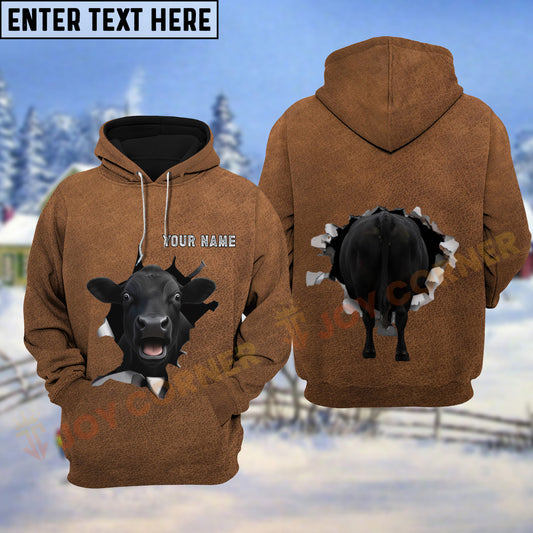 Joycorners Black Angus 3D Breakthrough Hoodie