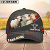 Joycorners  Farm Cattle Honeycomb Mesh Pattern Personalized Name 3D Classic Cap (8 Breeds)