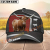 Joycorners Farm Cattle Cow Ranch Style Mesh Cap Personalized Name All Over Print Cap  (8 Breeds)