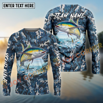 Joycorners Walleye Fishing Camouflage Customize Name 3D Shirts
