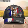 Joycorners Deer Hunting Cap Crack Flag Personalized Name 3D Cap (4 Colors)