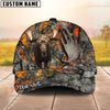 Joycorners Moose Hunting Hunter Antlers Skull Camo Custom Name 3D Cap (7 Colors)