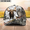 Joycorners Moose Hunting Hunter Antlers Skull Camo Custom Name 3D Cap (7 Colors)