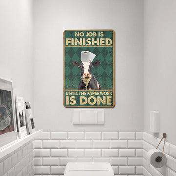 Joycorners Holstein WC Paper Portrait Canvas