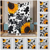 Joycorners Personalized Sunflowers & Cattle – Personalized Farmhouse Blanket (10 Cattle Breeds)