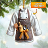 Joyccorners Custom Name Baker Ornament, Christmas Gift for Baker Lover 2D Flat LM2111