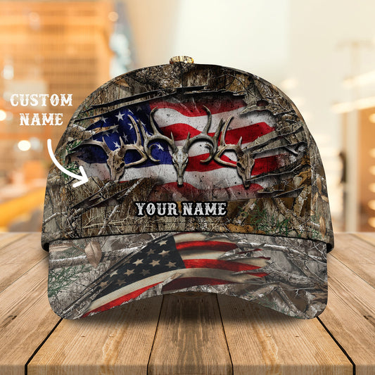 Joycorners Deer Hunting America Classic Personalized Cap
