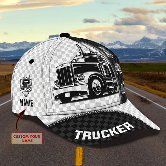 Joycorners Trucker Customized Name 3D Cap