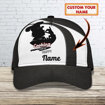 Joycorners Chef 6 Customized Name Cap